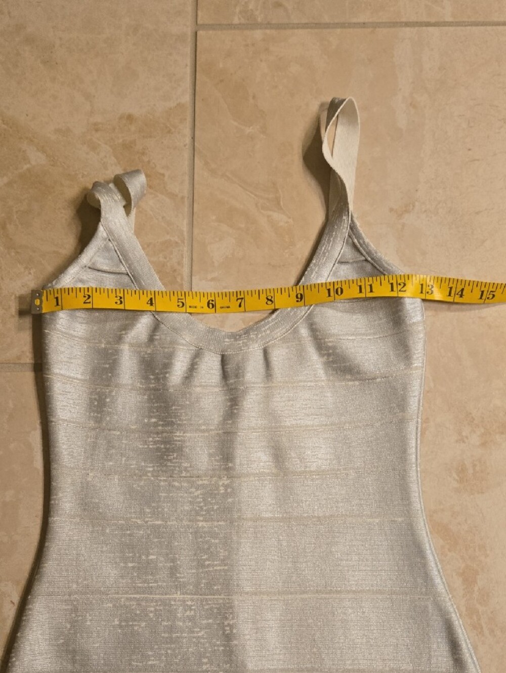 VENUS Sexy Silver Tank Bodycon Dress NWOT Size 0 - Picture 10 of 13